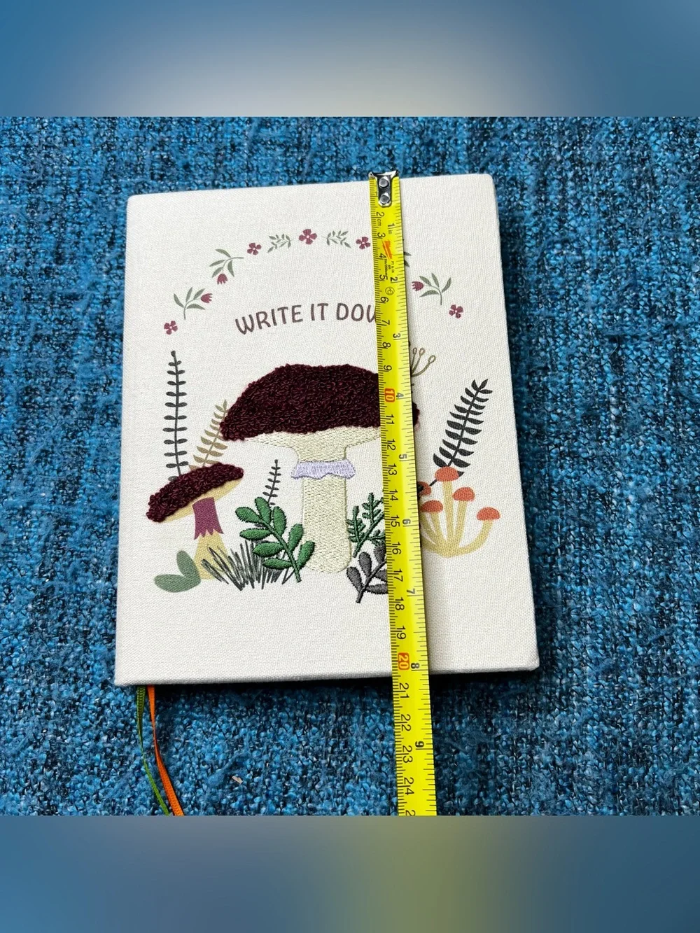 James Burke Collection Mushroom Embroidered Journal Notebook 8